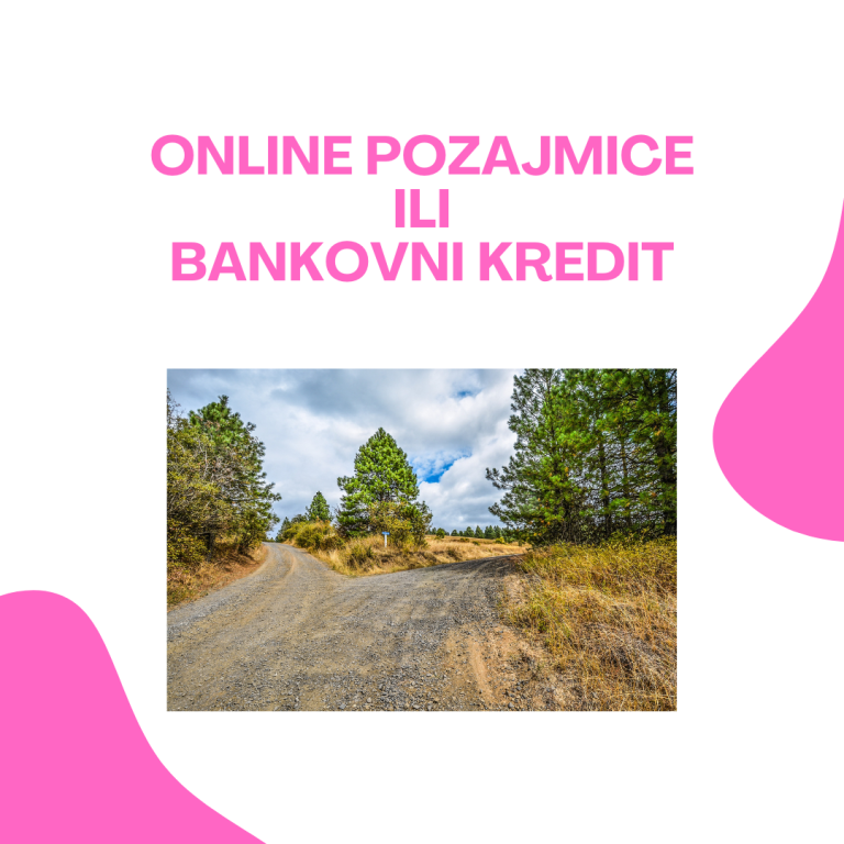 ZAŠTO ONLINE POZAJMICE PRIVLAČE GRAĐANE, IAKO SU BANKOVNI KREDITI BOLJA OPCIJA?