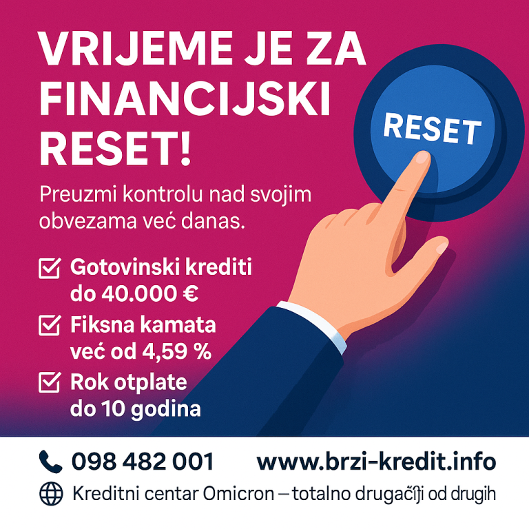 5 ZNAKOVA DA VAM HITNO TREBA FINANCIJSKO RESETIRANJE