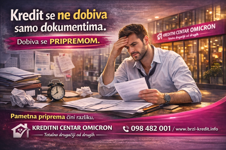 Najčešće greške koje ljudi rade prije podnošenja zahtjeva za kredit